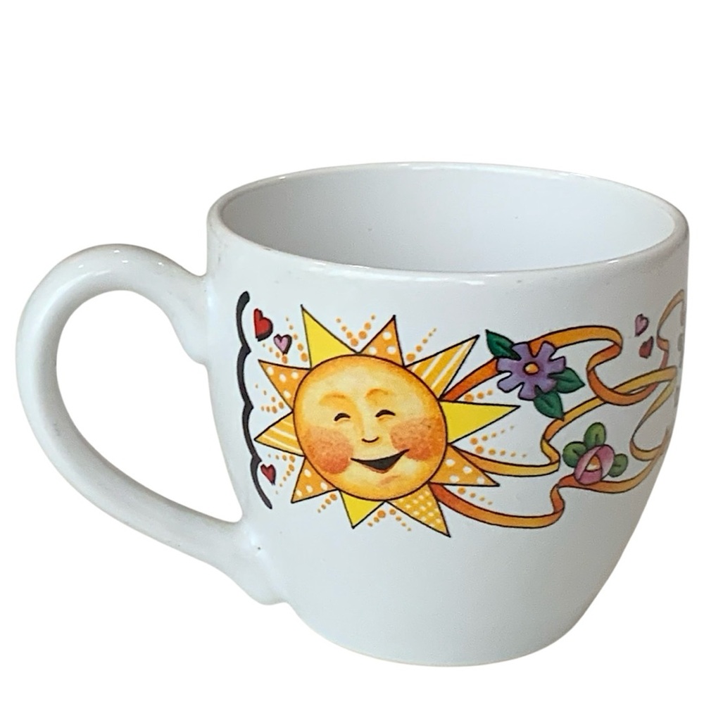 Vintage Mary Englebreit Sun Celestial Mug Cup 8oz - Picture 2 of 8